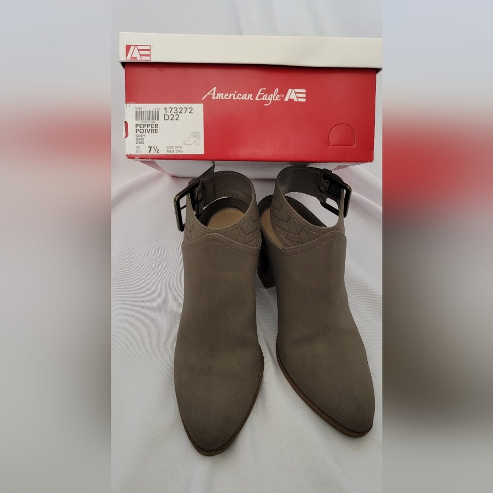 American Eagle Pepper Poivre Ankle Boots Size 7.5 - Picture 9 of 10